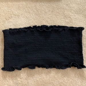 Brandy Melville ruffled tube top